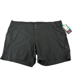 NWT Burnside black women's board shorts XL Juniors 16/18 Surfer Swim Athletic